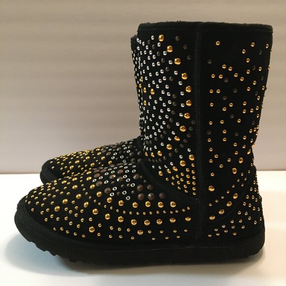 UGG&JIMMYCHOO  BOOTS　size7 UGG Jimmy Choo Size 7 Studded Mandah Limited Edition Bling